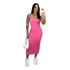 Vestido Midi Tomara Que Caia Canelado Elegância E Conforto