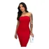 Vestido Midi Tomara Que Caia Canelado Elegância E Conforto