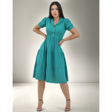 Vestido Midi Três Marias Moda Evangélica