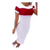Vestido Midi Tubinho Feminino Moda Evangélica Manga Curta