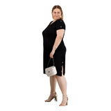 Vestido Midi Viscolycra Plus