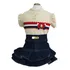 Vestido Mini Saia Jeans Blusa Camel Para Cachorro E Gato