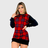 Vestido Mini Vest Xadrez