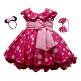 Vestido Minnie Rosa Pink 1 4
