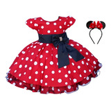 Vestido Minnie Vermelha Festa