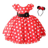 Vestido Minnie Vermelha Festa