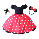 Vestido Minnie Vermelha Festa