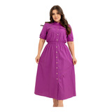 Vestido Moda Evangelica Bolso