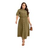 Vestido Moda Evangelica Bolso