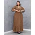 Vestido Moda Evangélica Plus Size Longo Saia 3 Marias Midi 