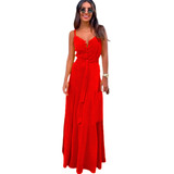 Vestido Moda Gestante Longo