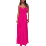 Vestido Moda Gestante Longo