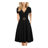 Vestido Moda Simples Com
