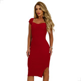 Vestido Modal Midi Manga