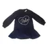 Vestido Moletom Manga Longa Azul Polo Ralph Lauren Menina
