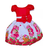 Vestido Moranguinho Com Forro