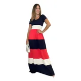 Vestido Nautico Longo Manga
