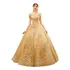 Vestido Noiva Debutante Dourado Princesa 15 Anos Com Saiote