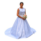 Vestido Noiva Elegante Com