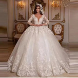 Vestido Noiva Festas Casamentos Luxo Renda Princesa Mirabely