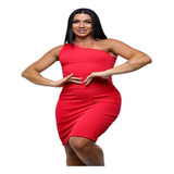 Vestido Ombro Unico Tendencia