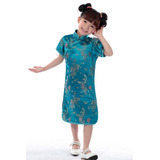 Vestido Oriental Infantil Estampa