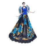 Vestido P Boneca Barbie Festa Luxo Roupa Joia Sapato 15g
