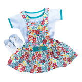Vestido Para Bebê Jardineira Baby Kit