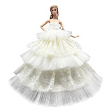 Vestido Para Boneca Barbie Super Luxo Gala Chic Sapatos 27s