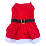 Vestido Pet De Natal Roupa Cachorro Gato Mamãe Noel Pequeno