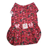 Vestido Pet Natal Roupa