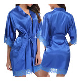 Vestido Pijama Feminino Seda