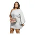 Vestido Plus Size Curto Mula Manca Manga Godê Ajustável Luxo
