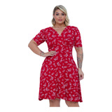 Vestido Plus Size Estampado