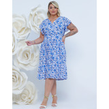 Vestido Plus Size Estampado
