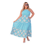 Vestido Plus Size Estampado