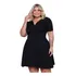 Vestido Plus Size Evangélico Rodado Social Manga Princesa G5
