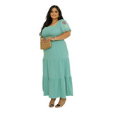 Vestido Plus Size Longo