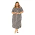 Vestido Plus Size Manga Curta Soltinho Verão Confortavel