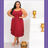 Vestido Plus Size Midi