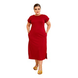 Vestido Plus Size Midi