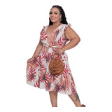 Vestido Plus Size Midi