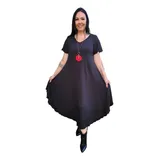 Vestido Plus Size Soltinho