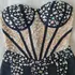Vestido Preto Bandagem E Pedrariastamanho P 