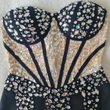 Vestido Preto Bandagem E