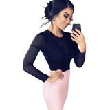 Vestido Preto Com Saia