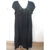 Vestido Preto Largo Tamanho P - Usado - Marca Memove