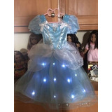 Vestido Princesa Cinderela C luz Original