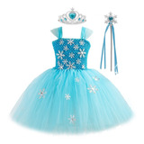 Vestido Princesa Elsa   Frozen   Fantasia Infantil