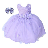 Vestido Princesa Sofia Lilas